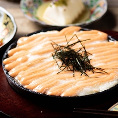 明太とろろ鉄板