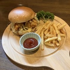 わのみバーガー(ハンバーグ・唐揚げ・エビカツ・コロッケ・アジフライ)