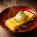 料理メニュー写真&nbsp;自家製出汁巻き卵おろしスープ（温めんつゆ）