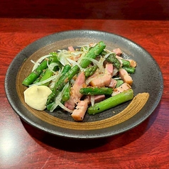 アスパラベーコン炒め