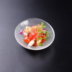 ミニトマトのクリームチーズおかか和え