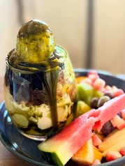 宇治抹茶のパフェ