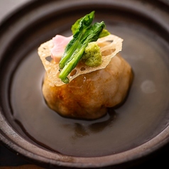 もちもち！蓮根まんじゅう カニ身あんかけ