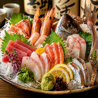 豊洲直送鮮魚を味わえる贅沢な逸品料理