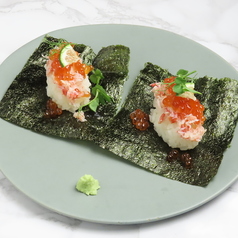 手巻き寿司　～かに・いくら～　２本