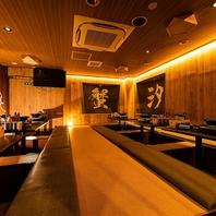 喧騒を忘れさせる非日常空間でどうぞごゆっくり