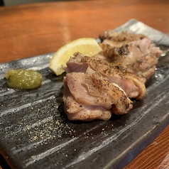 錦爽鶏もも肉の山椒焼き