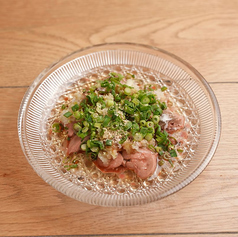 鶏のレバーカルパッチョ(低温調理)