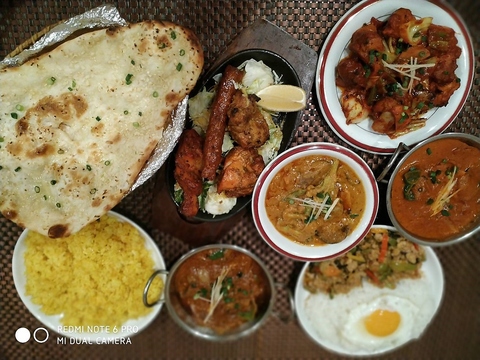 インドカレー、南アジア料理を堪能できます♪