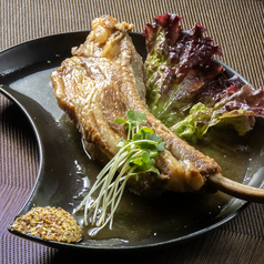 親鳥のガーリック焼き