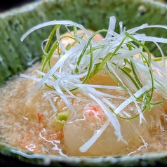 大根と蟹つくね餡かけ