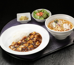 麻婆飯＆らーめんセット