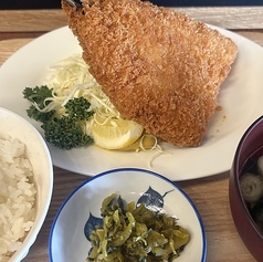 アジフライ定食