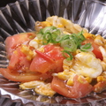 料理メニュー写真 トマトの玉子の炒め物