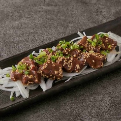 馬ハツのごま塩和え
