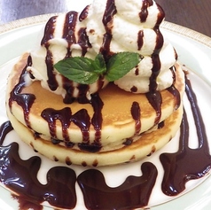 パンケーキ（チョコレートorメープルシロップ）