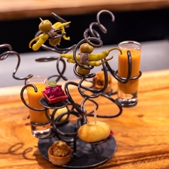 ヒルダ（アンチョビ、オリーブ、青唐辛子の串） 2本