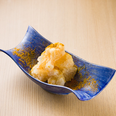 おでん大根の素揚げカレー風味