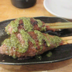 バジルつくね串