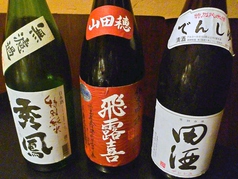 日本酒の品揃え