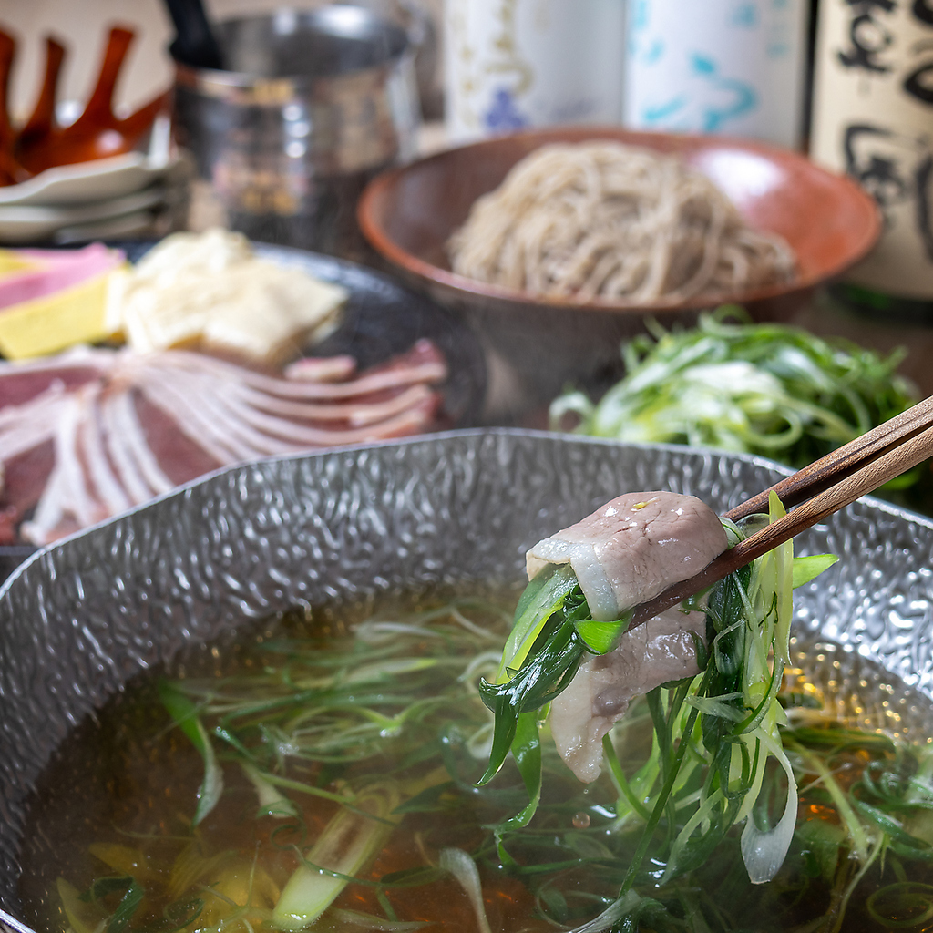 鴨しゃぶはヘルシーで女性にもおすすめ！