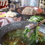 鴨しゃぶはヘルシーで女性にもおすすめ！