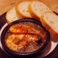 料理メニュー写真 ★大海老のアヒージョ　バゲット付き