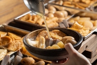 継ぎ足したおでん出汁が染み込むおでんの至福の味わい！