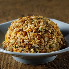 納豆きのこ炒飯