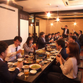 仙台の居酒屋で個室宴会ができるお店をお探しなら是非当店へ！掘りごたつの座敷席は10名様前後のお席が2つ、20名様前後のお席が1つご用意しております！　　※人気席の為、歓送迎会シーズンのご予約はお早めにお願い致します。