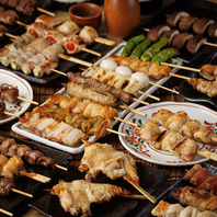 京紅地鶏、大山鶏など厳選食材を堪能！