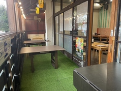 【テラス席】４名様席×４