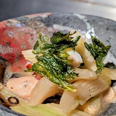 タコとセロリの炒め物