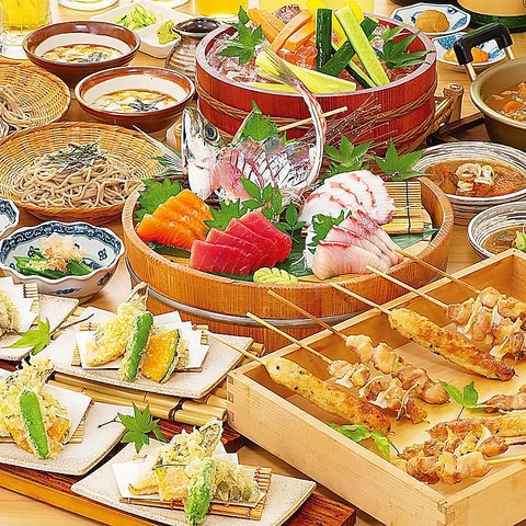 旬の味覚が満載☆お得な飲み放題付きコース各種ご用意！ご宴会は「庄や」で♪