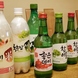 韓国のお酒チャミスルも豊富にご用意しております！