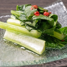 青梗菜の柚子胡椒浸し