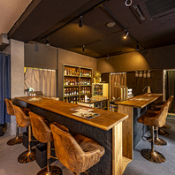 カウンターのお席を完備！