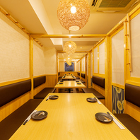 団体様向け宴会場完備