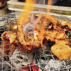 ◆七輪で焼き上げる焼肉を