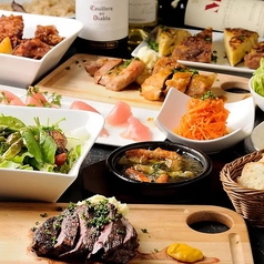 肉と赤ワイン ガチバル 一宮のコース写真