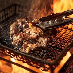 赤鶏さつまの直火炙り焼き