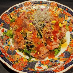 宮崎牛といくらの冷製サラダ