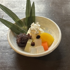 ちいさなクリームあんみつ