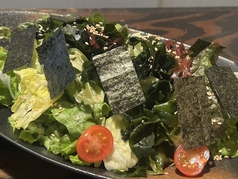 のりとわかめのチョレギサラダ