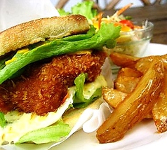 熱帯エビバーガー（ランチのみ）Shrimp Burger 