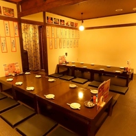 22名様まで完全個室40名様までワンフロア貸し切り