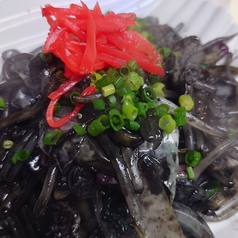 イカスミ焼きそば