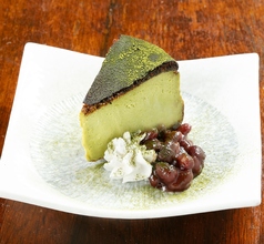 抹茶のチーズケーキ