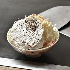 カマンベールチーズペッパーもんじゃ