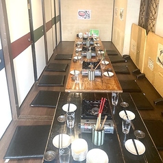 完全個室の座敷空間!!大切な宴会や接待などにおすすめな空間となっております。4名席が2つ 6名席が一つでもお席をご用意できます!!